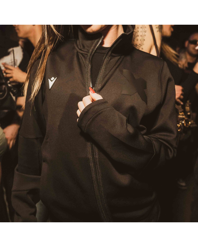 Cobb giacca c/zip nera