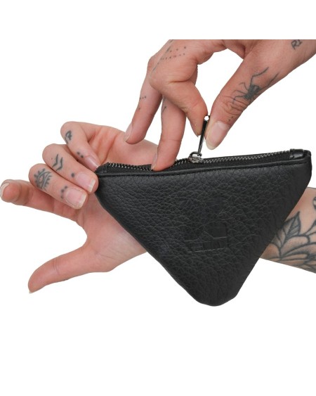 Pochette Triangolare in Pelle