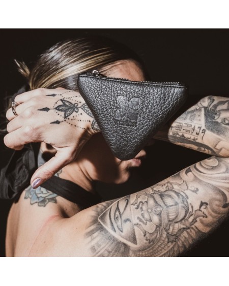 Pochette Triangolare in Pelle